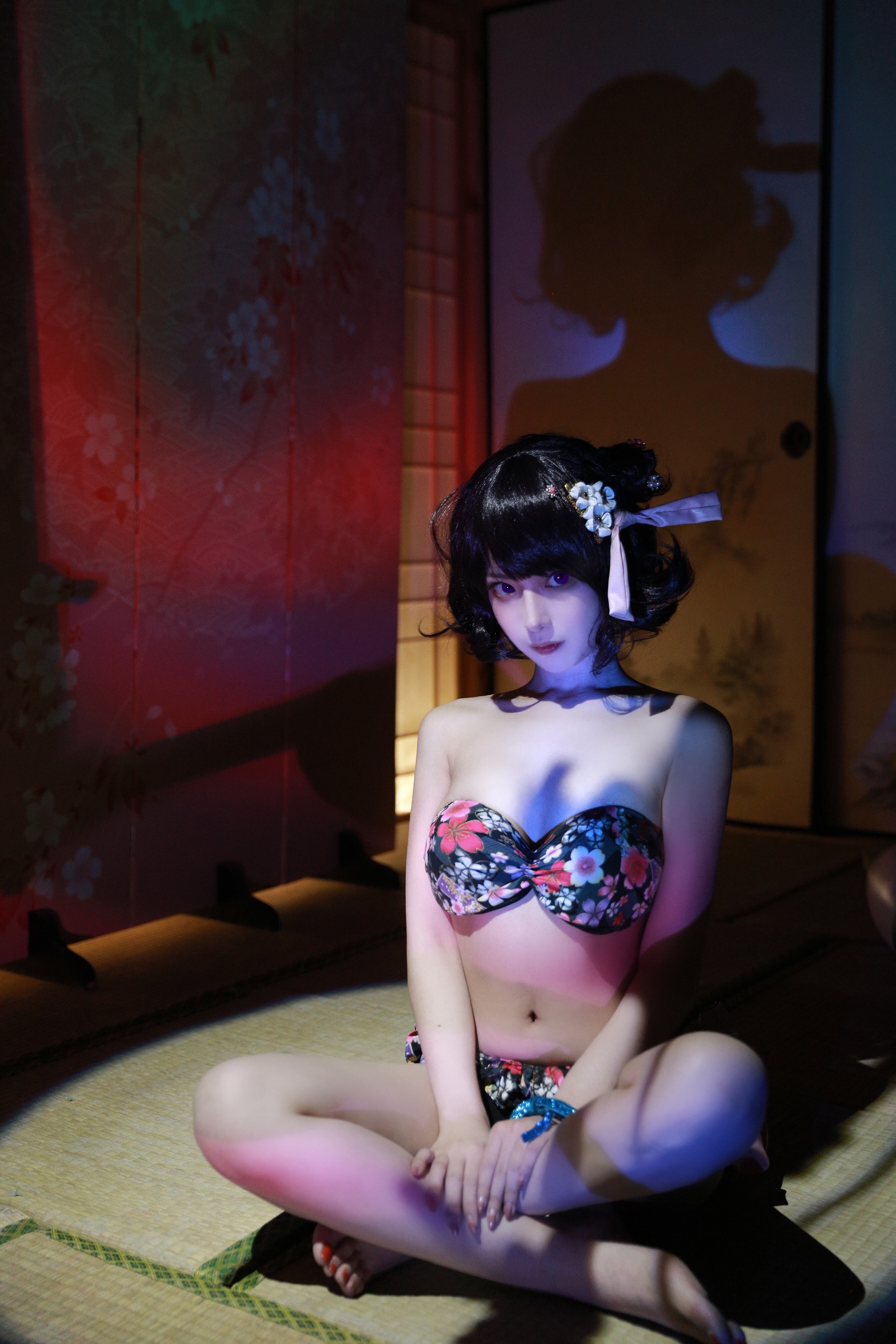 图片[1]-Shika小鹿鹿 – NO.018 北斋泳装 [21P]-XikXak